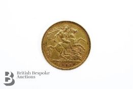 Gold Half Sovereign