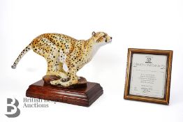 Clermont Fine China Ltd Sculpture of a Cheetah
