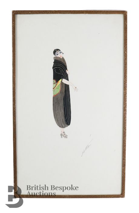 Romain de Tirtoff (1892-1990) Erte Watercolour