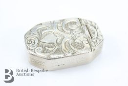 George III Silver Patch Box