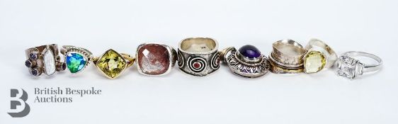 Quantity of Silver Rings