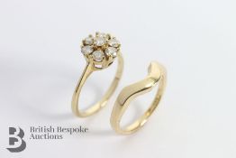 14ct Yellow Gold Diamond Ring