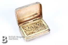 George III Silver Vinaigrette