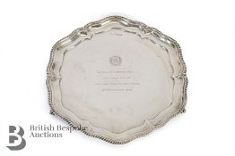 George VI Silver Salver - London Scottish Regiment