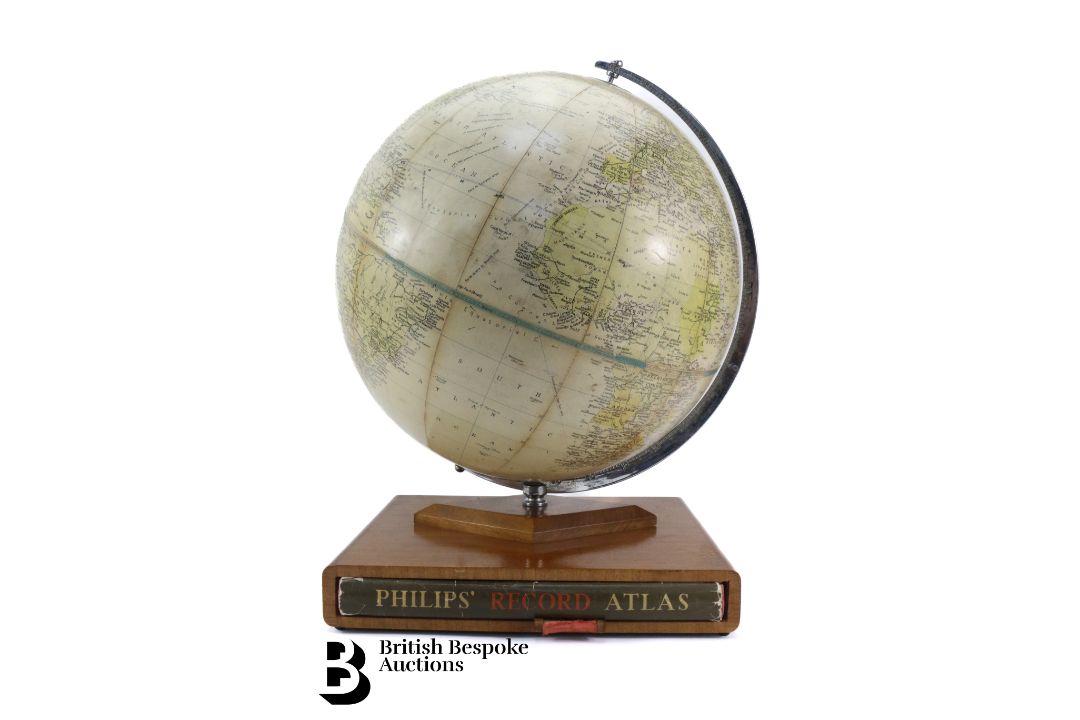 Phillips Record Atlas Globe - Image 1 of 9