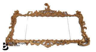 19th Century Ornate Gilt Plaster Mirror