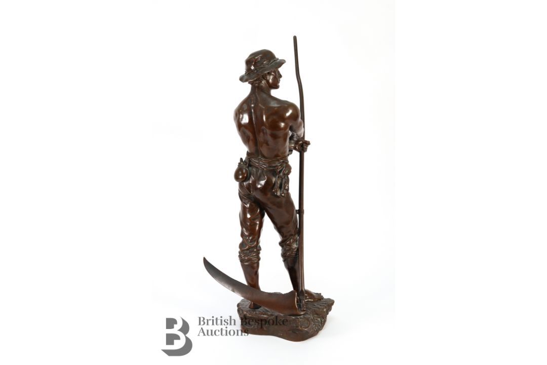Charles Octave Levy Bronze Sculpture - Image 4 of 10