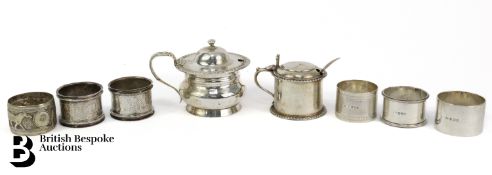 Two Silver Mustards