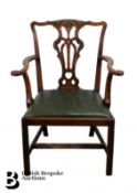 George III Mahogany Armchair