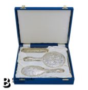 Silver Vanity Set