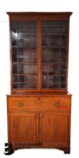 Mahogany Davis & Co Secretaire