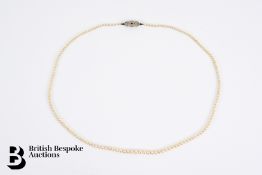 Antique Natural Pearl Necklace