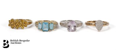 Four Yellow Gold Rings