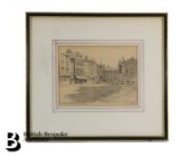 J.W King Pencil Drawing