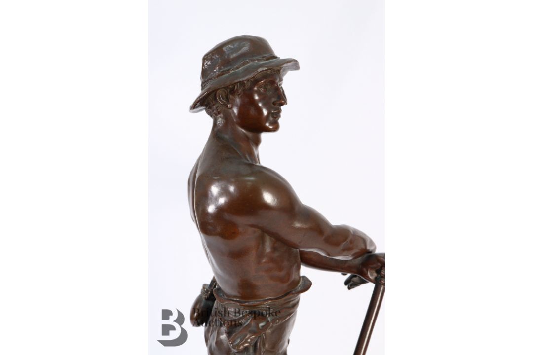 Charles Octave Levy Bronze Sculpture - Image 7 of 10