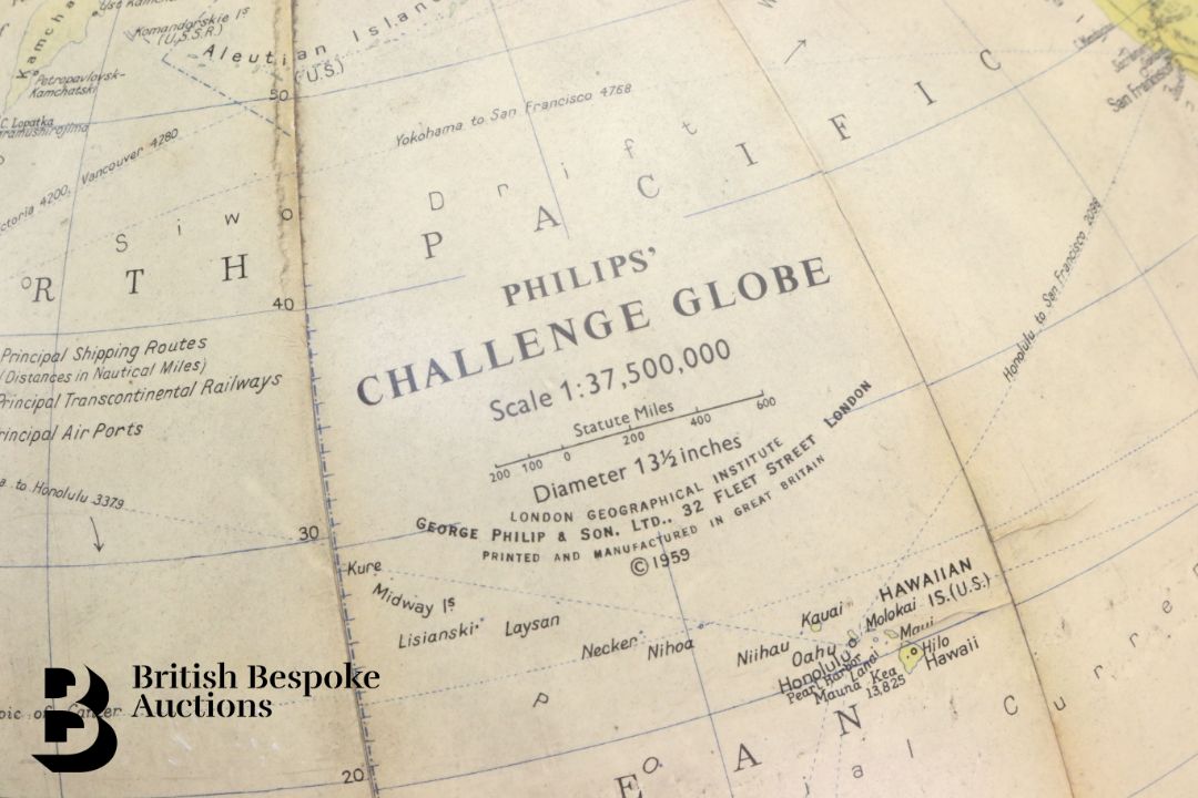 Phillips Record Atlas Globe - Image 4 of 9