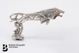Art Deco Leaping Rampant Lion