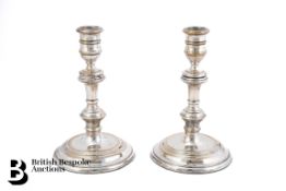 20th Century Silver Candlesticks