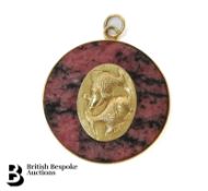 Gold Pisces Pendant