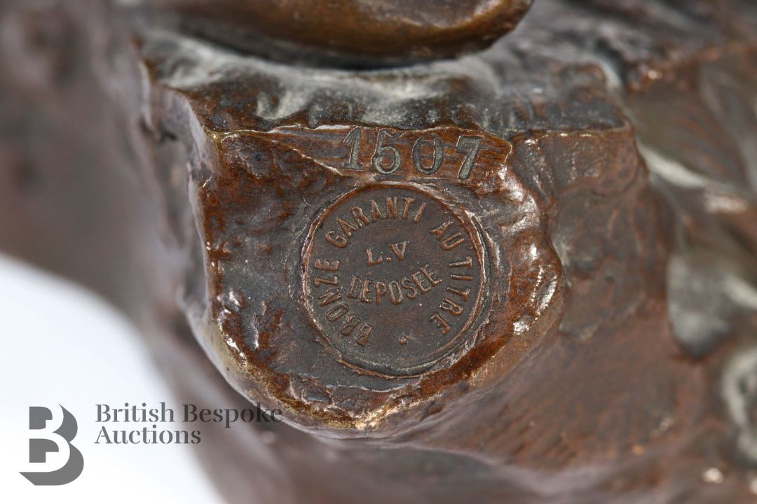 Charles Octave Levy Bronze Sculpture - Image 6 of 10