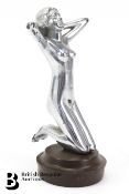 Art Deco Kneeling Nymph Mascot