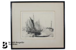 William Lionel Wyllie R.A (1851-1931) Etchings