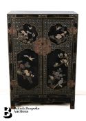 Chinese Black Lacquer Cabinet
