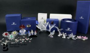 Swarovski Crystal Flowers and Butterflies