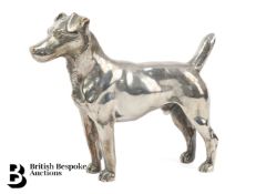 Vintage Silver Plated Fox Hound