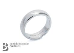 Gentleman's Tiffany & Co Platinum Wedding Band