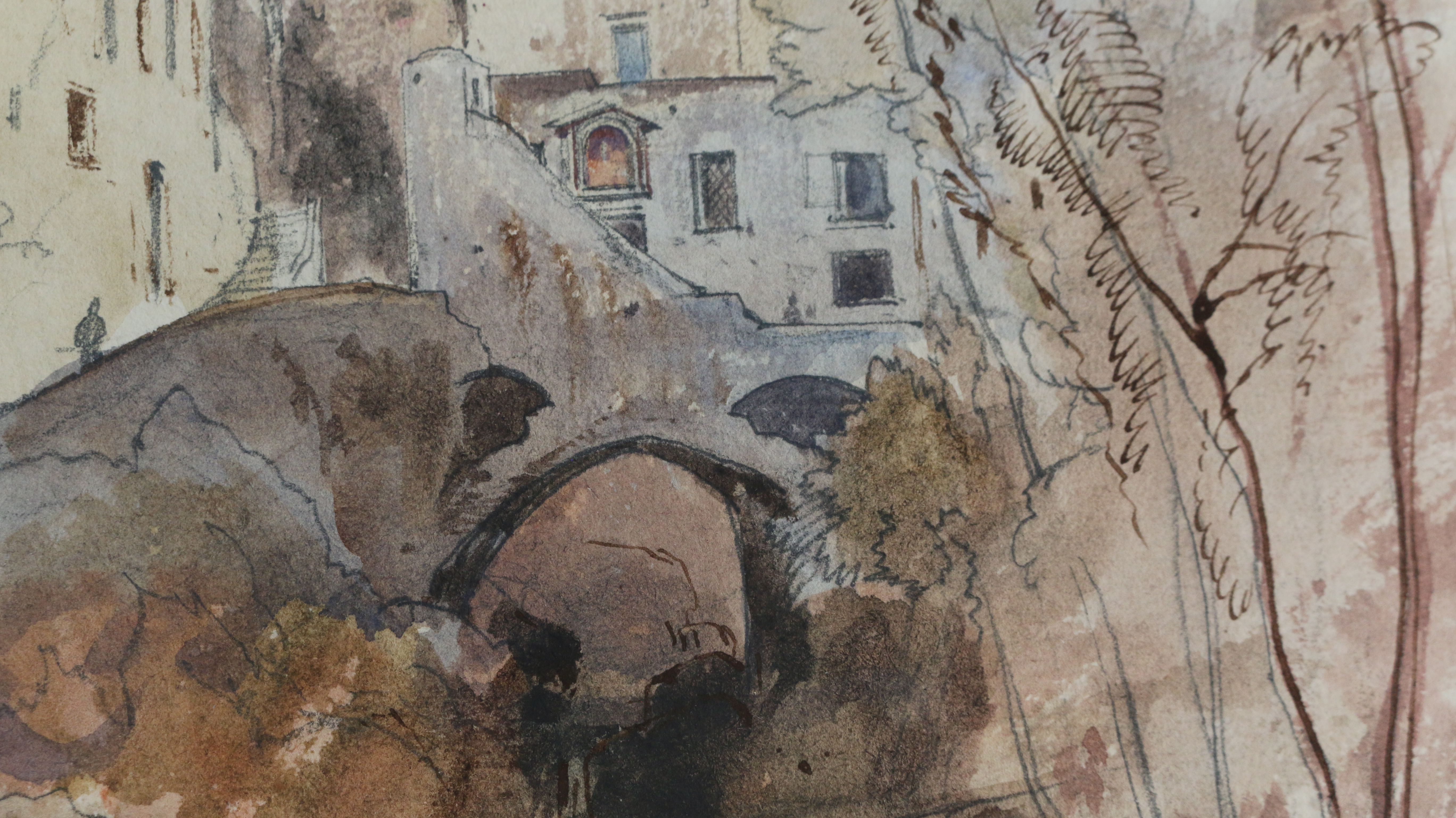 Edward Lear (1812-1888) Pen and Wash - Image 5 of 5