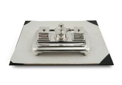 Victorian Silver Ink Stand