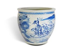 Chinese Blue and White Jardiniere