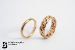 Two 9ct Gold Rings