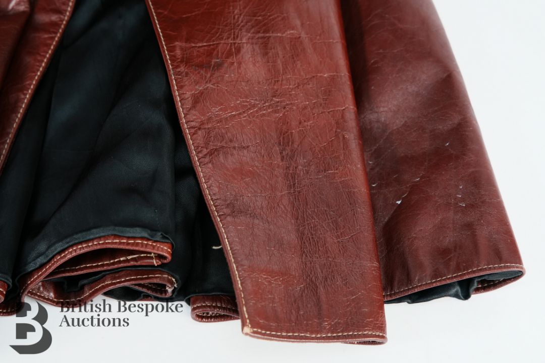 Vintage Leather Coat - Image 6 of 7