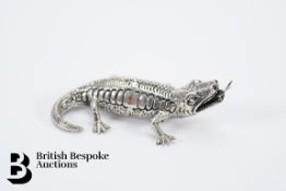 Silver Komodo Dragon
