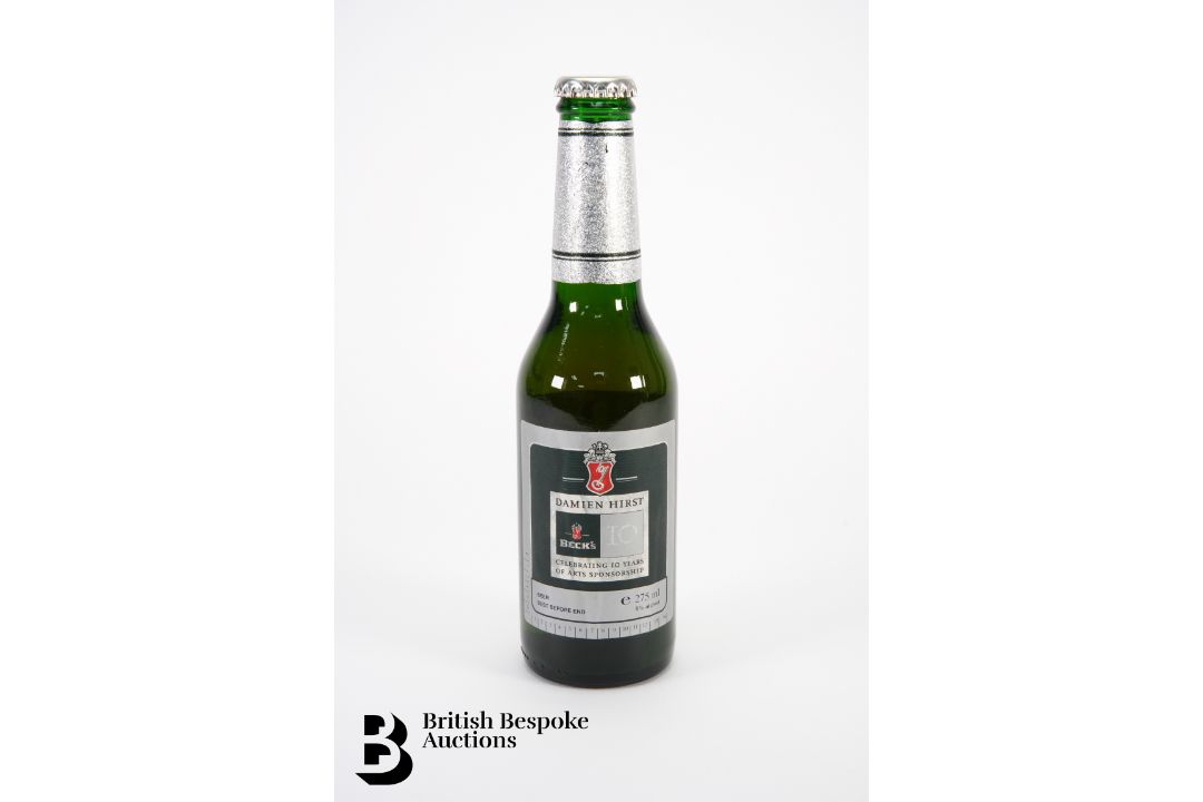 Damien Hirst (b.1965 - ), Signed Becks Beer Bottle - Image 2 of 2