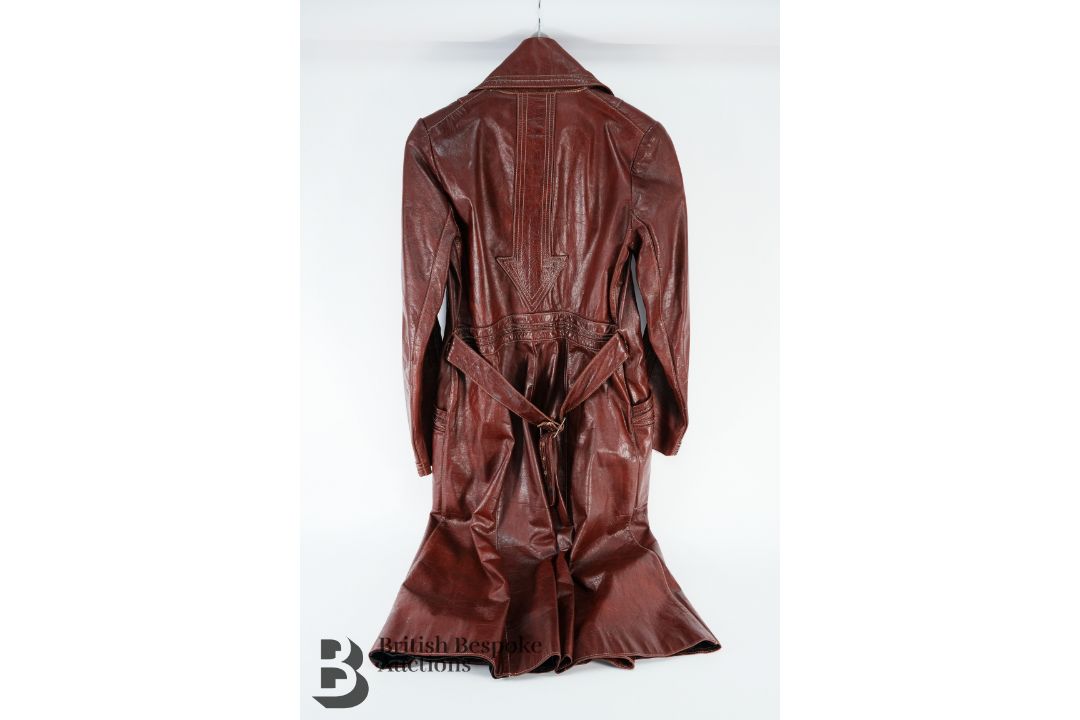 Vintage Leather Coat - Image 7 of 7