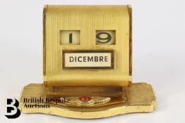 Italian Bentley Showroom Desk Calendar