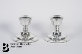 Pair of Silver Candlesticks
