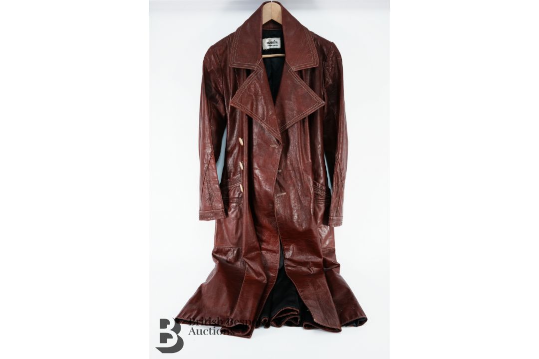 Vintage Leather Coat - Image 1 of 7