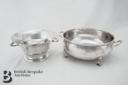 20th Century Hammered Fruit Bowl
