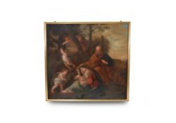 Italian School 18th Century Oil on Canvas
