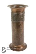 Copper Pillar Vase