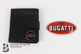 Bugatti Wallet and Radiator Badge