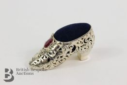 Silver Plated Pin Cushion