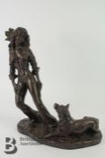 John Letts Bronze Resin Figurine