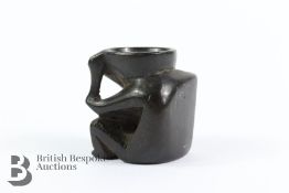 Carved Ebony Netsuke