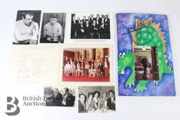 Vintage Large Boxing Poster, Scrapbook and Photographs