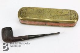Dutch Brass and Copper Pipe Box